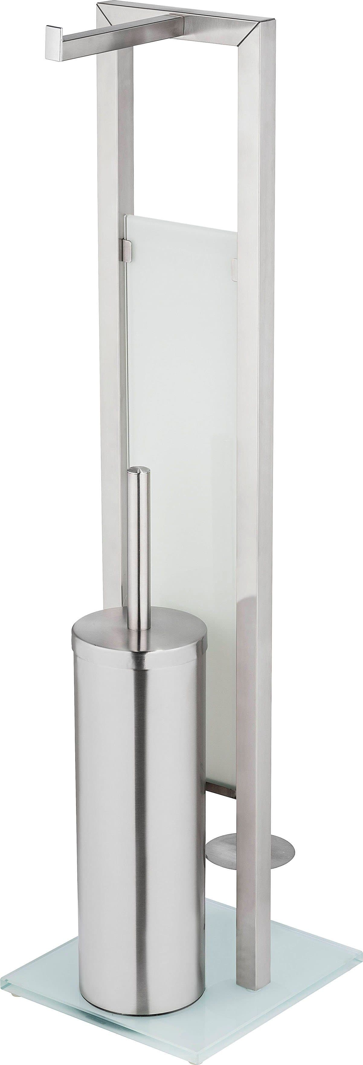 WENKO WC-Garnitur Rivalta | Silber