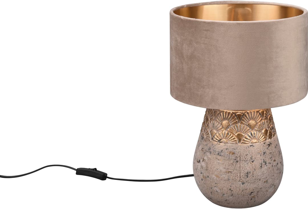Reality Leuchten Schreibtischlampe Kiran | Beige