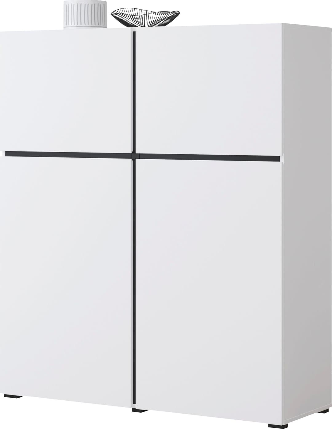 OTTO home Highboard Cross | Weiß