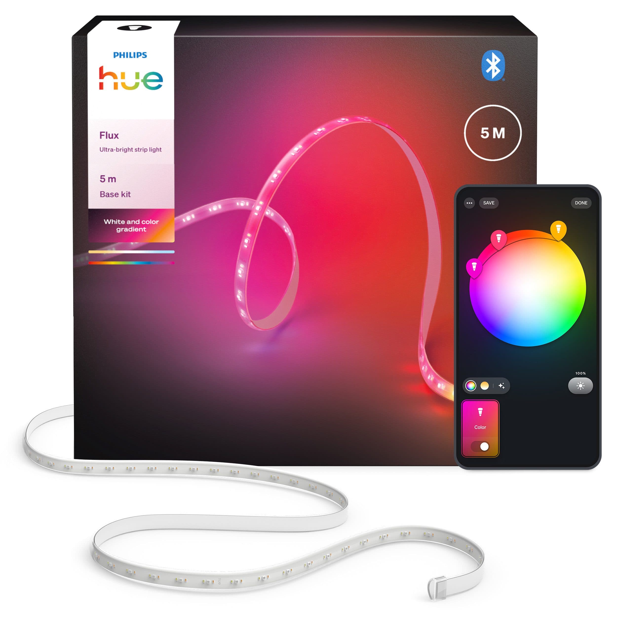 Philips Hue Flux Ultra Bright Gradient Lightstrip | Weiß