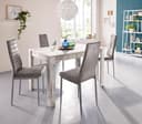 OTTO home Essgruppe mit Tisch und 4 Stühlen | Mehrfarbig