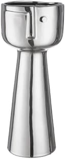 GILDE Bodenvase Gesichtsvase Pokal "Viso" | Silber 2