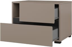 OTTO home Nachtkommode Cross | Schwarz