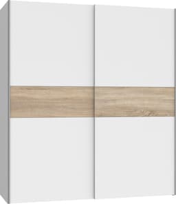 FORTE Longline Schwebetürenschrank | Weiß