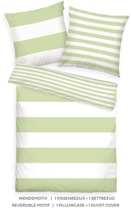 TOM TAILOR HOME Wendebettwäsche SIENA | Grün