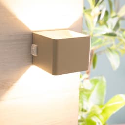 Brilliant Außen-Wandleuchte Iseo | Beige