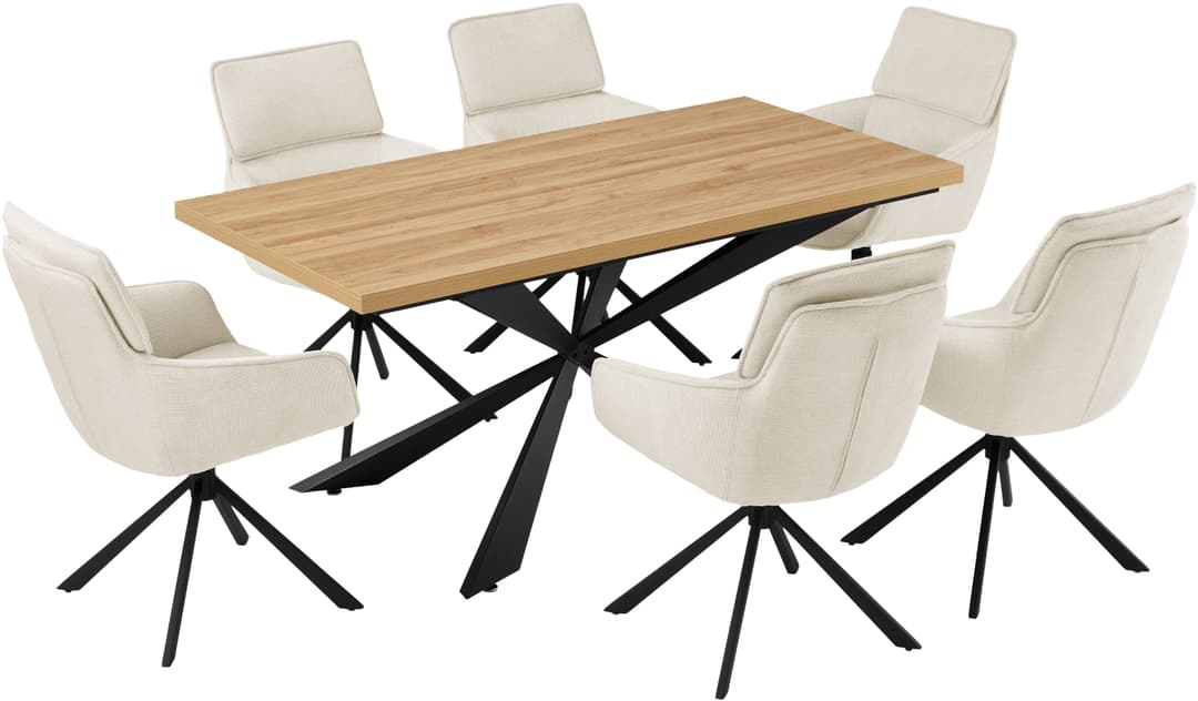 OTTO home Essgruppe Cusey | Holztöne