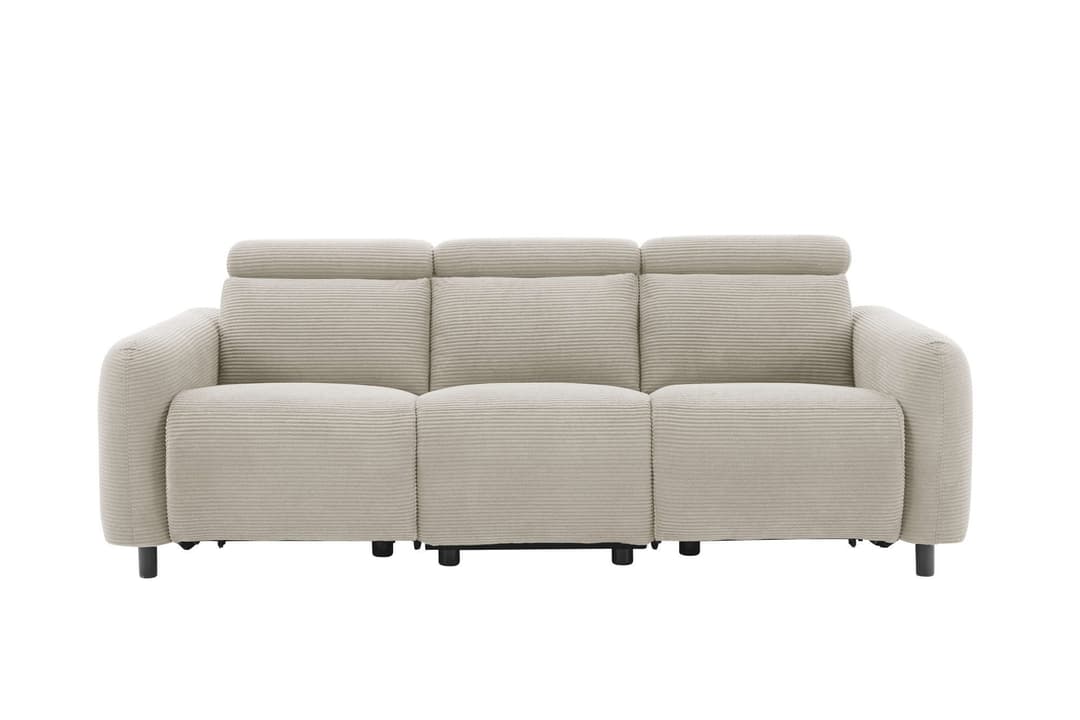 OTTO home 3-Sitzer SKAANE Cord-Sofa | Beige