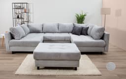 COLLECTION AB Wohnlandschaft Toni U-Form | Grau