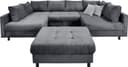 COLLECTION AB Wohnlandschaft Toni U-Form | Grau