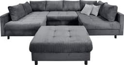 COLLECTION AB Wohnlandschaft Toni U-Form | Grau