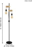 EGLO Stehlampe TOWNSHEND | Schwarz 4