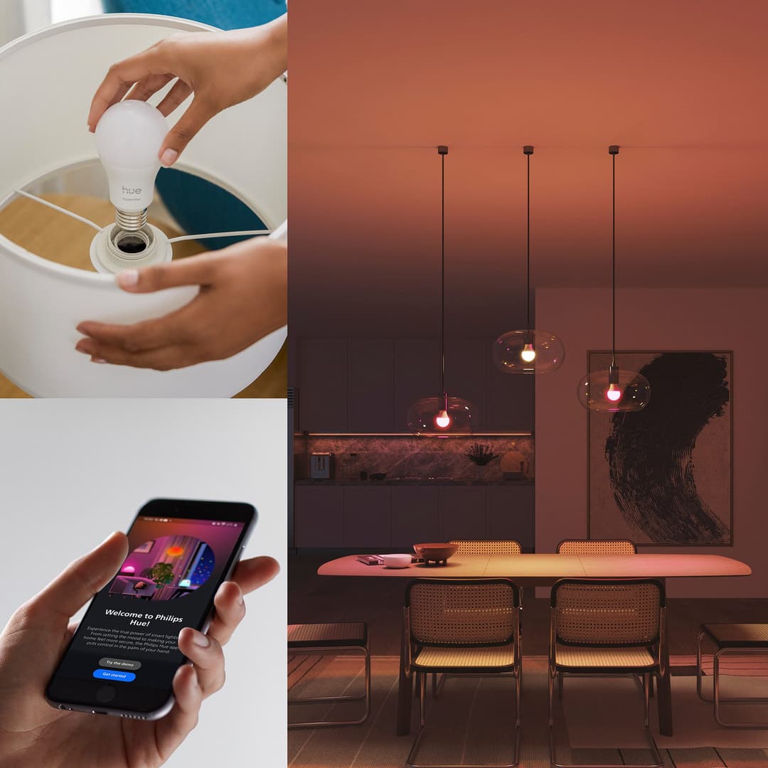 Philips Hue Essential White & Color Ambiance LED-Leuchtmittel | Weiß