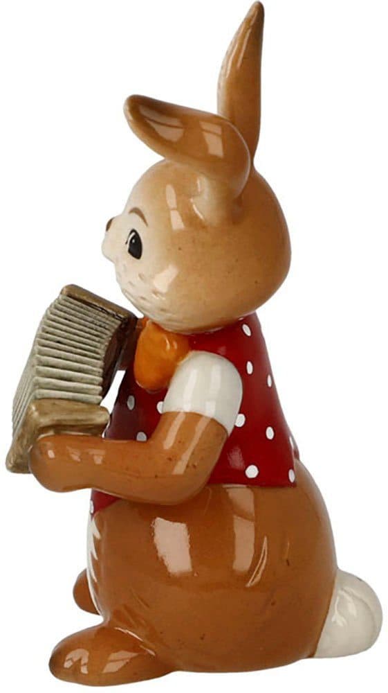 Goebel Osterhase Figur Hase - Frecher Musikant | Mehrfarbig