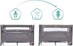 fillikid Baby-Reisebett Porto | Grau