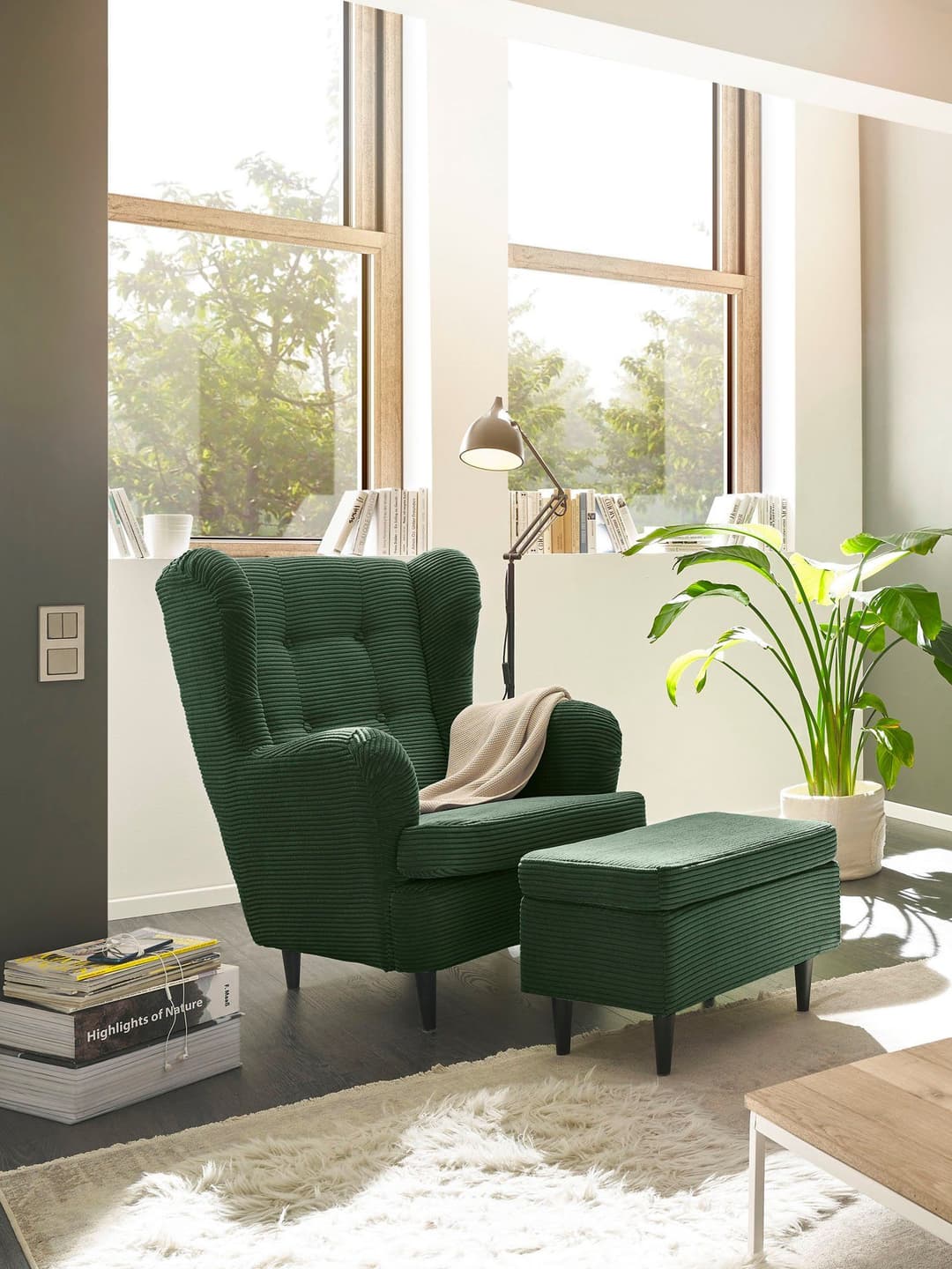 ED EXCITING DESIGN Hocker Oskar | Grün