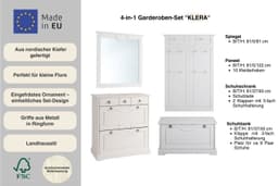 OTTO home Garderoben-Set Klera | Weiß