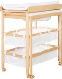 roba® Baby Pool Bade- und Wickelregal | Holztöne