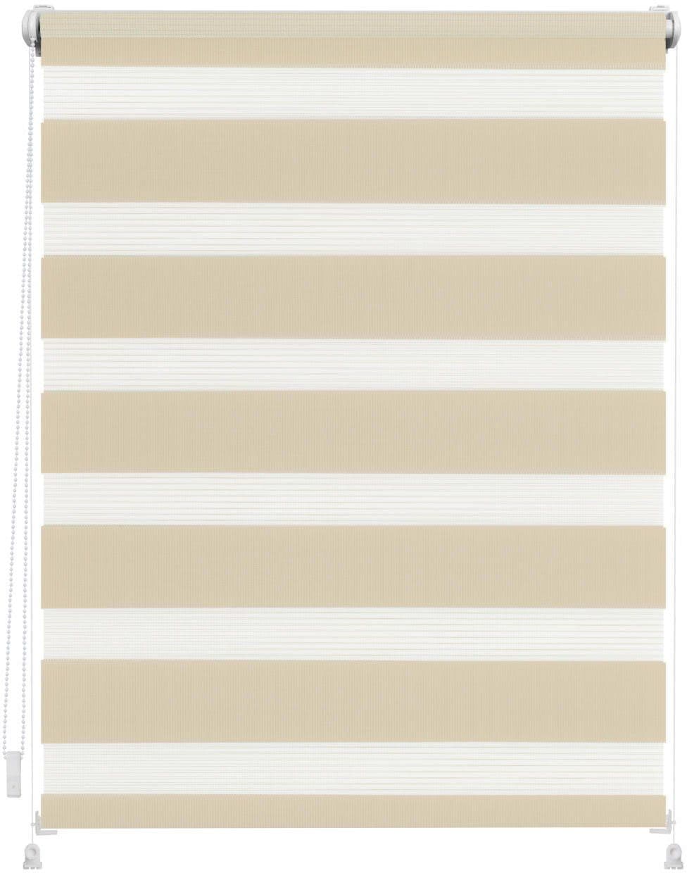 LICHTBLICK ORIGINAL Doppelrollo Duo Rollo Klemmfix | Beige