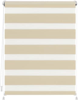 LICHTBLICK ORIGINAL Doppelrollo Duo Rollo Klemmfix | Beige