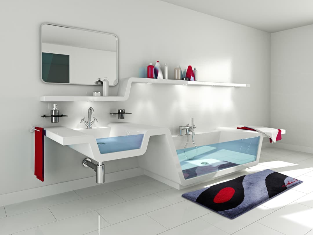 Colani Badematte Colani 35 | Grau