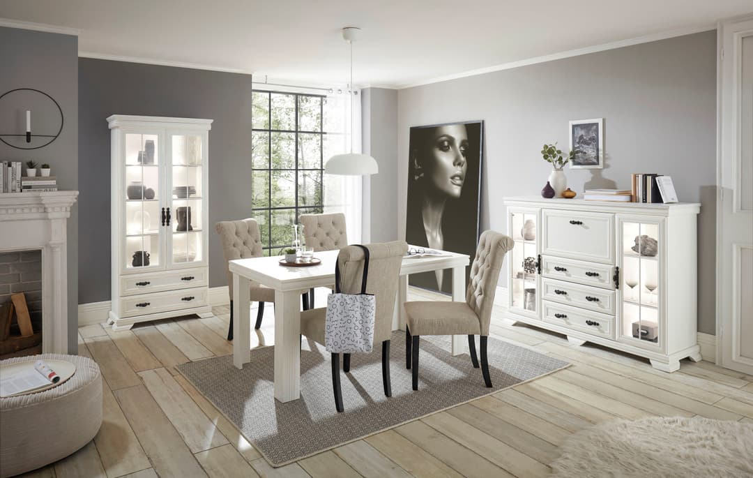 OTTO home Highboard Royal | Weiß