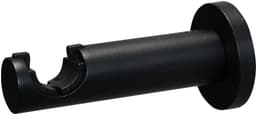 GARDINIA Gardinenstange Set Metall | Schwarz