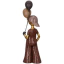 GILDE Dekofigur Figur Ballonjunge | Braun 5