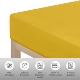 OTTO home Spannbettlaken PAPRIKA | Gelb