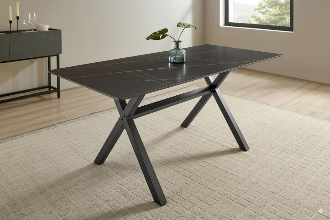 OTTO home Esstisch Cazie | Schwarz