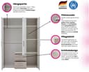 Home affaire Kleiderschrank Geert | Weiß 3