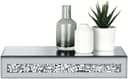 MIRRORS AND MORE Wandregal Glitty | Silber