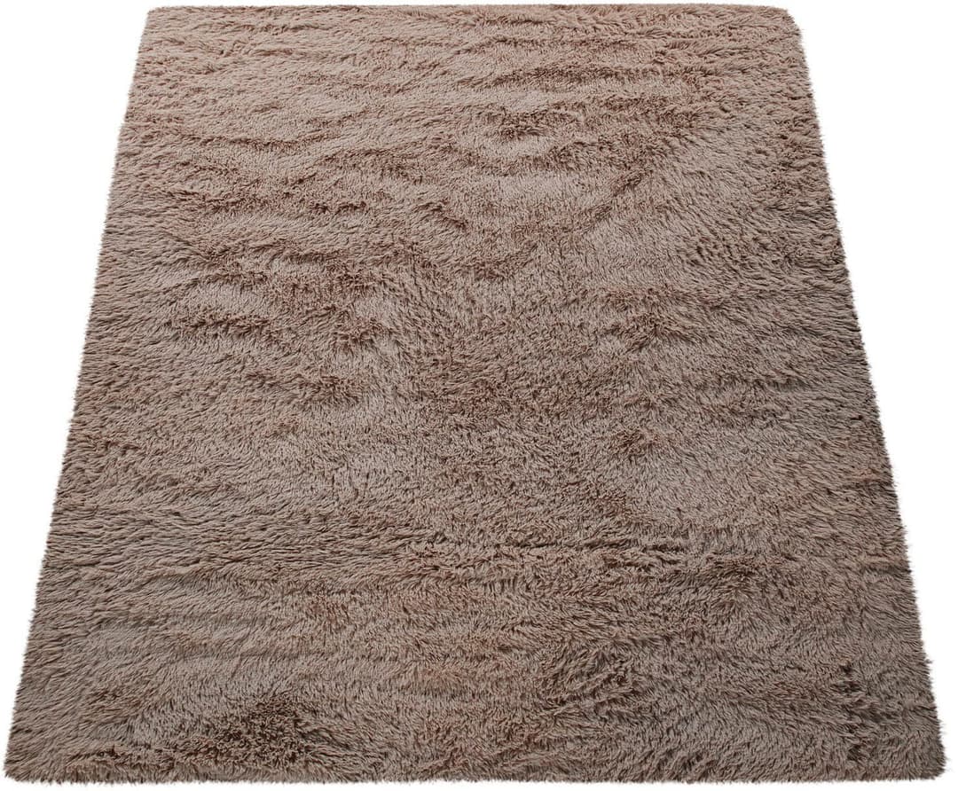 Paco Home Hochflor-Teppich Silky 591 | Braun