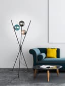 TRIO Leuchten Stehlampe Lance | Schwarz 2