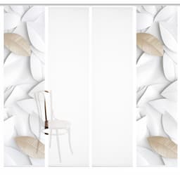 HOME in green Schiebegardine LISON | Beige