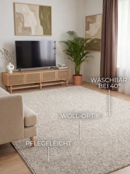 ELLE DECORATION Teppich Rocco | Beige