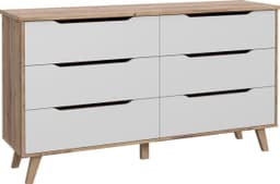 Forte Schubkastenkommode Vankka | Holztöne