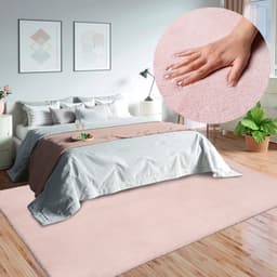 merinos Teppich Loft 37 | Rosa
