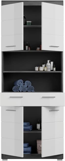 welltime Hochschrank SIENA | Mehrfarbig
