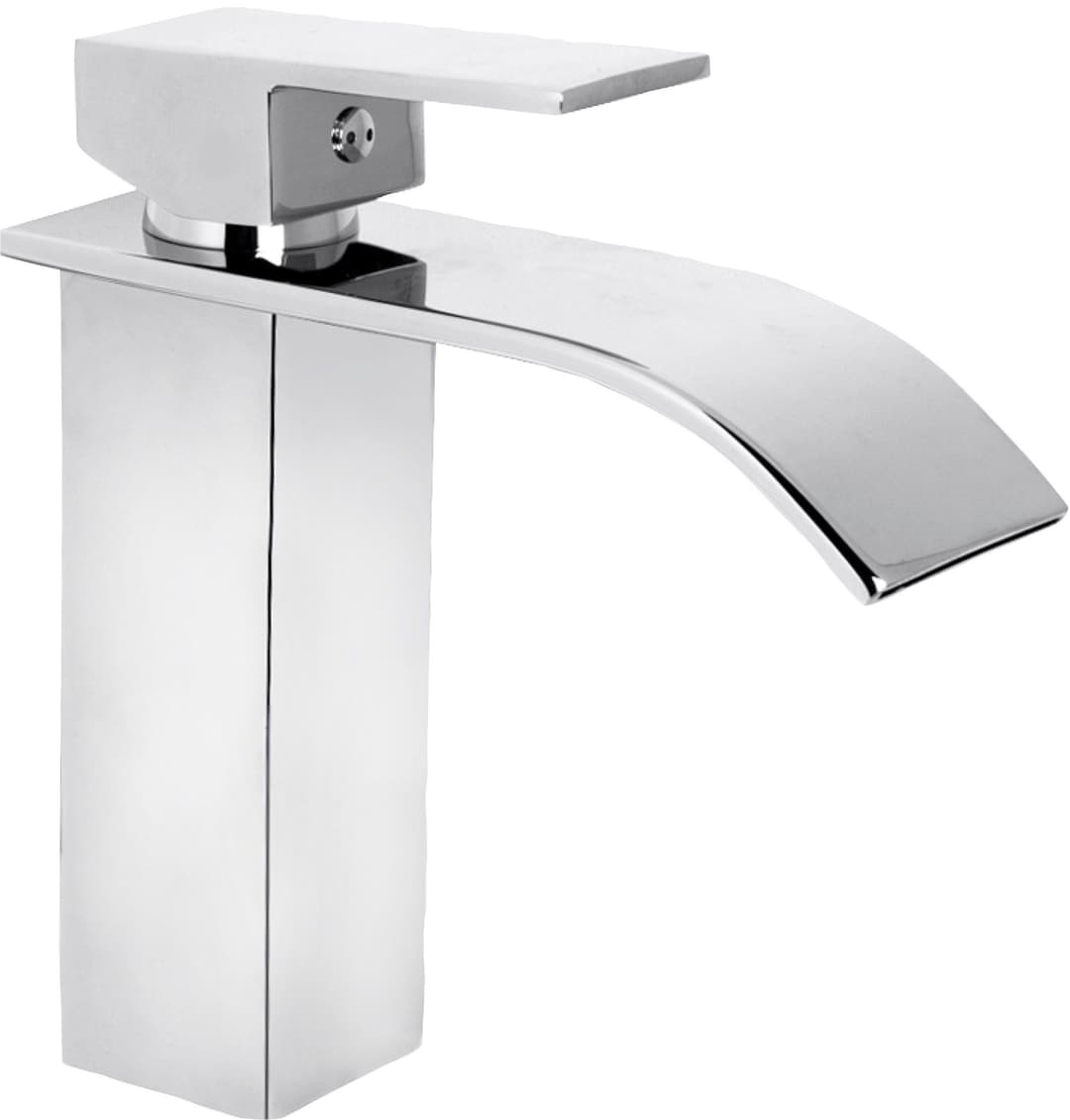 CORNAT Waschtischarmatur | Silber