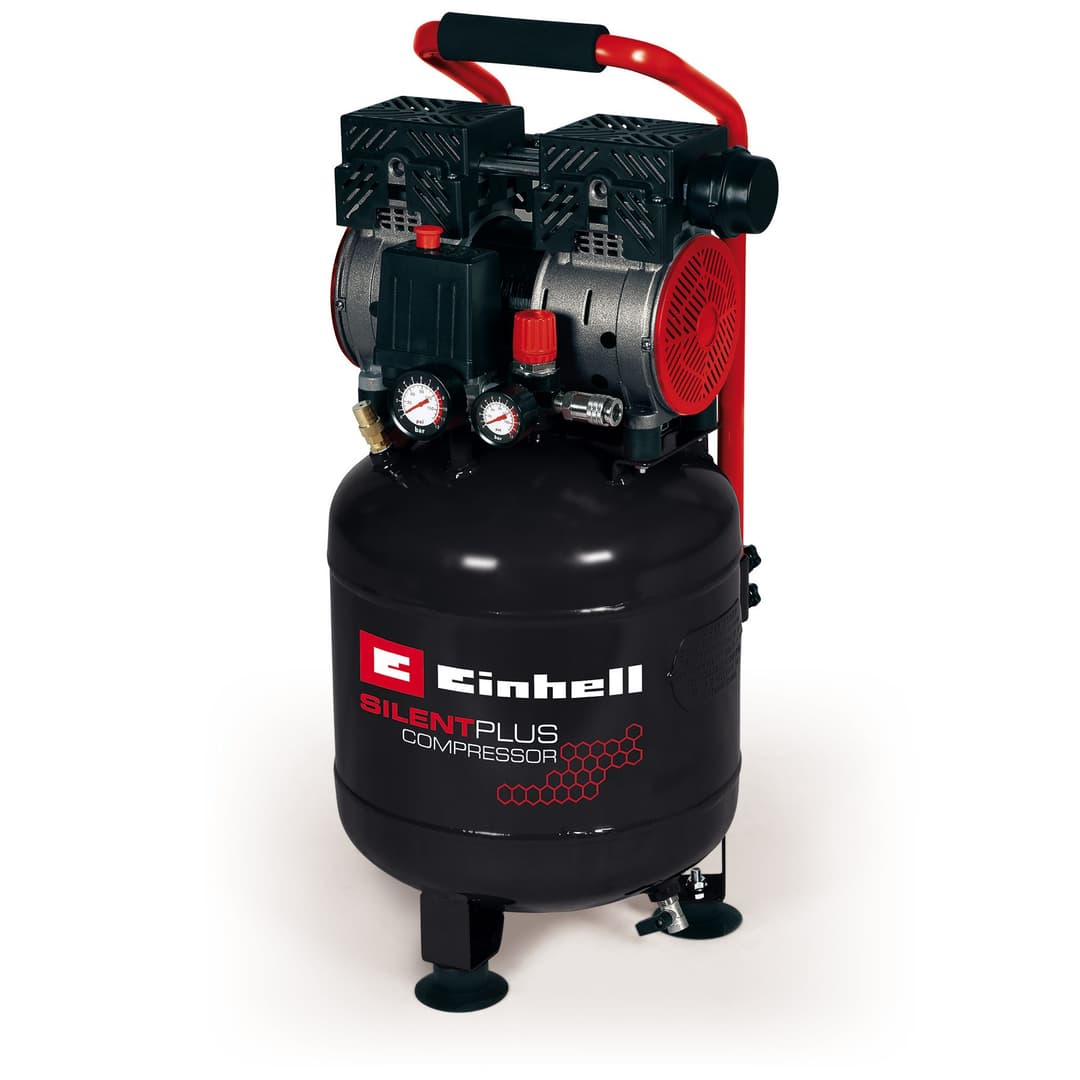 Einhell Kompressor TE-AC 135/24 Silent Plus | Schwarz