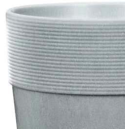 Scheurich Blumentopf CONCRETE 40/266 GROOVE+ | Grau