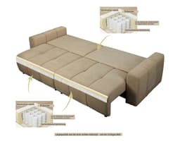 OTTO home Schlafsofa YLVAA | Beige