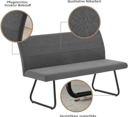 OTTO home Bank Blee | Grau