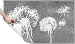 Grund Badematte Pusteblume | Grau