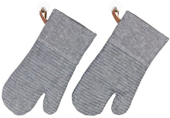 WENKO Topfhandschuhe Ada Stripes | Grau