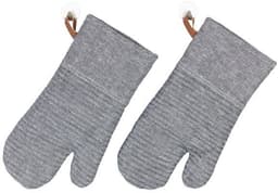 WENKO Topfhandschuhe Ada Stripes | Grau