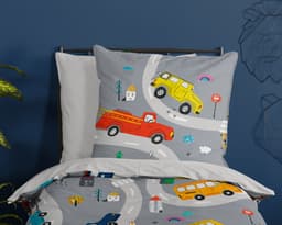 PURE luxury collection Kinderbettwäsche Voyage | Grau