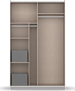 rauch Schwebetürenschrank REFLECT | Weiß