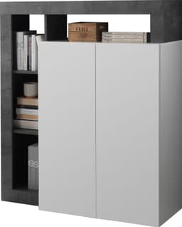 Home affaire Highboard Hamburg | Weiß